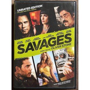 Savages - DVD - Unrated - Blake Lively, John Travolta, Salma Hayek